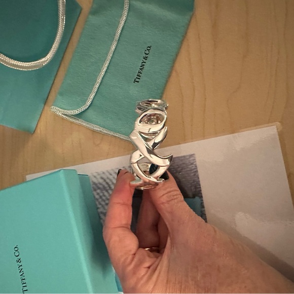 Tiffany Paloma Picasso Grafitti Cuff Bracelet - Picture 3 of 8